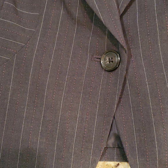 🆕Worthington suit jacket Navy stripe blazer - Picture 6 of 6